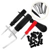 GRIRIW Motorcycle Tire Repair Kit Portable and Compact Puncture Fixing