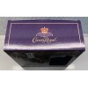 Crown Royal Decanter (750ml) Set W/2 Drinking Glasses (10.5oz) &