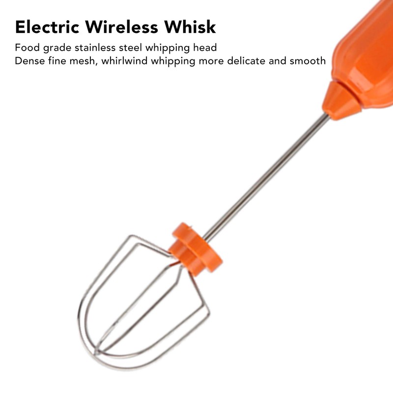 USB Household Stainless Steel Electric Mixer Handheld Small Mixer Wireless