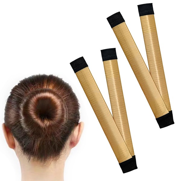 Hair Bun Maker, 2Pcs Hair Bun French Bun Makers for