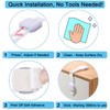 Fursafe&Q Cabinet Locks Baby Proofing, Baby Drawer Safety Locks -Adhesive