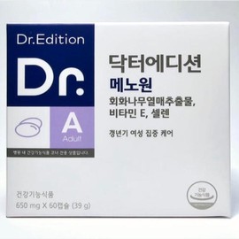 Doctor Edition Meno One Locust Tree Fruit Extract Vitamin E 60p / 닥터에디션 메노원 회화나무열매추출물 비타민E 60p