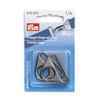 Prym 615833 Bridge 30 mm Gunmetal Triangle Rings, Zinc Alloy