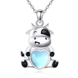 VONALA Animal Necklace for Women 925 Sterling Silver Animal Jewellery Birthday Gifts for Mum Wife Girls, Sterling Silver, No Gemstone