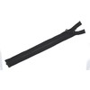 Zip for Jackets, Plastic, Zips, Separable (Black, 75 cm)