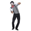 Rubie's Rubies Striped Shirt Short-Sleeved Black/White, black-white