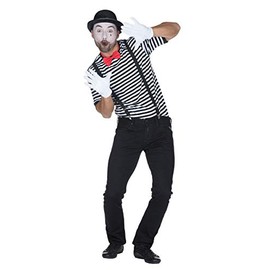 Rubie's Rubies Striped Shirt Short-Sleeved Black/White, black-white