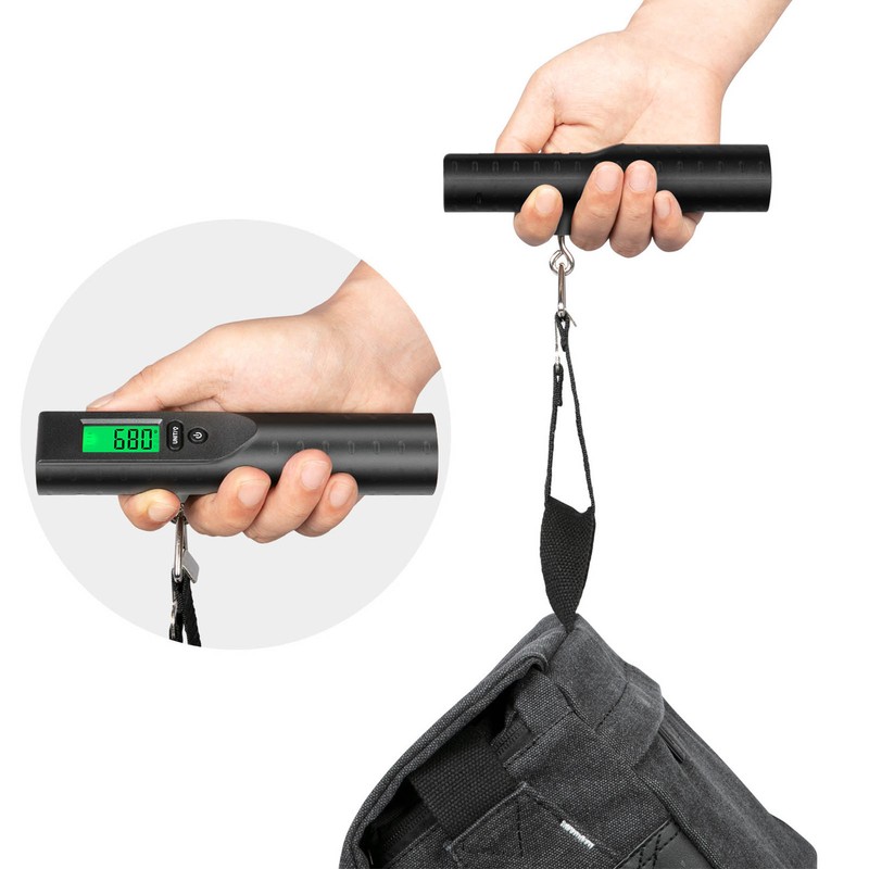 Digital Luggage Scale LCD Hanging Weight Gauge Automatic Data Locking