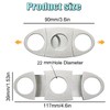 Cigar Cutter Guillotine, Stainless Steel Smooth Cigar Clippers Double Cut