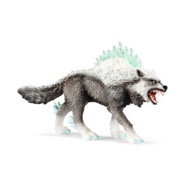 Schleich Eldrador Creatures, Ice Monster Mythical Creatures Toys for Kids, Snow Wolf Action Figure, Ages 7+