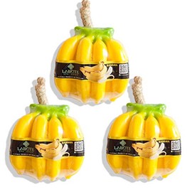 LABOTE Handmade Thai Organic Natural Soap Banana with Typical Scent, Pack of 3