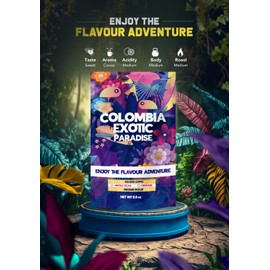 Colombia Exotic Paradise Specialty Coffee (Whole Been) 250 Gr. - Caf Especial Colombiano Tostado
