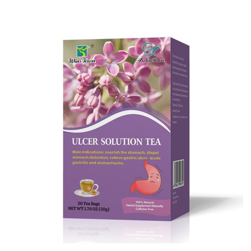 Ulcer Solution Tea Caffeine Free Herbal Tea Regulate Gastritis, Stomachache,