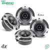 Timpano 4x Timpano 1200 Watt Car Audio Bullet Tweeters TPT-ST2