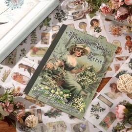 Auguro Vintage Scrapbook Stickers 24 Sheets 480 Precut People Stickers for Scrapbooking Washi Sticker for Journaling Vintage Junk Journal Supplies