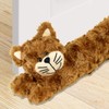 The Magic Toy Shop Brown Cat Novelty Draught Excluder Cushion