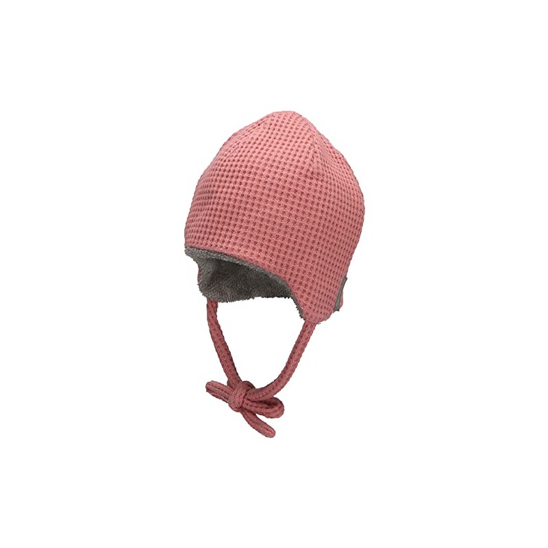 Sterntaler Girls Beanie Waffle Look Hat, pink