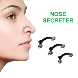 Saluaqui Nose Up Lifting Shaping Clip, Nose Shaper Inserts Nose Lifter Up Lifting Shaping Clip, Silicone Beauty Makeup Cosmetic Tool for Women Men (Assorted Color)