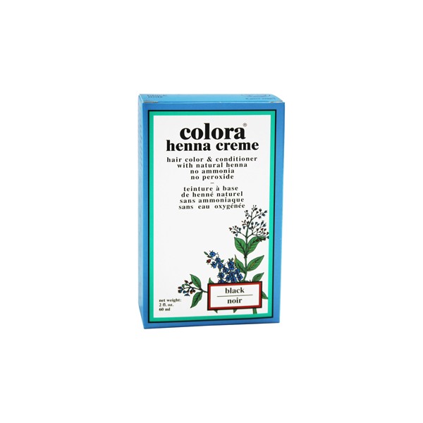Colora Henna Creme Hair Colour (Black) - 59ml