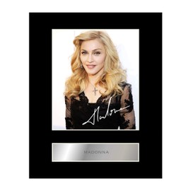 Madonna Signed Mounted Photo Display #3