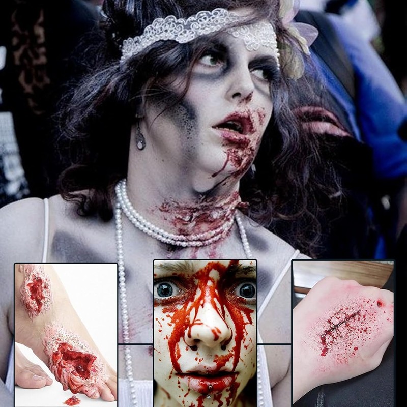 Sangre Falsa para Halloween 60 ml + 2 Pegatinas de
