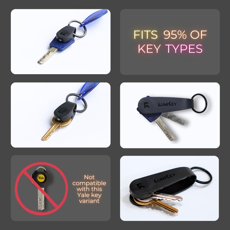 LumiKey Maxi - LED Light Key Attachment, Light Up Keyring