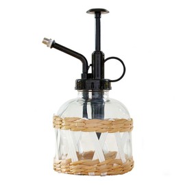 Santa Barbara Design Studio Glass Plant Mister Vintage Style Spray Bottle for Indoor Plants, 6" H, Wicker