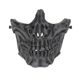 LayLax, Skull Face Guard, Shadow Black, Protective Mask for Survival Games, Resin, Skull Face Mask