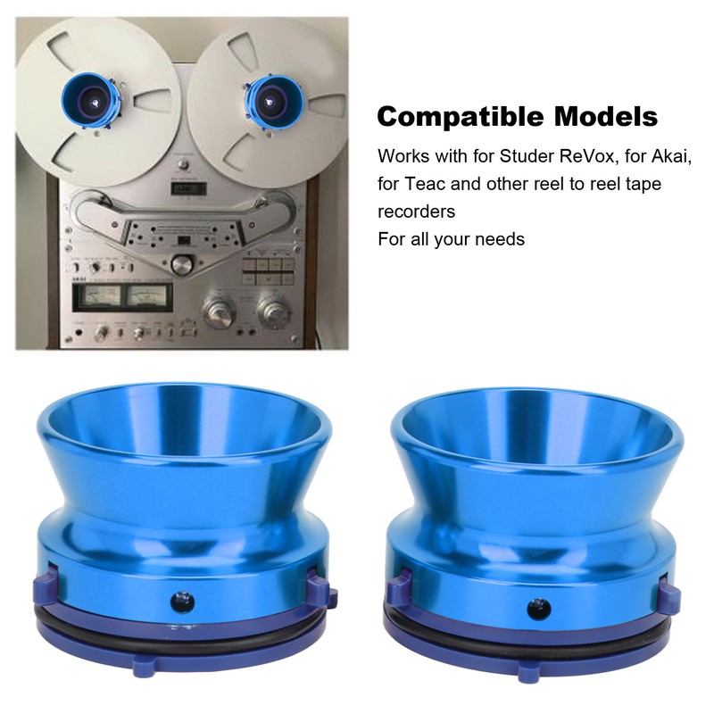 1 Pair NAB Hub Adapters Polished Aluminum Alloy Universal Loading