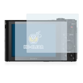 2x BROTECT HD-Clear Screen Protector Sony Cyber-shot DSC-WX500 Protector - Crystal-Clear, Anti-Fingerprint