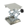 TEXALAN(R) Lift Table Lab Jack Scissor Stand Stainless Steel 4x4x6"