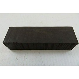 Lumber Wood for Woodworking - Construction - Landscaping 1.5" x 1" x 5" Black Ebony Wood Lumber Blank DIY Material for Music Instrument