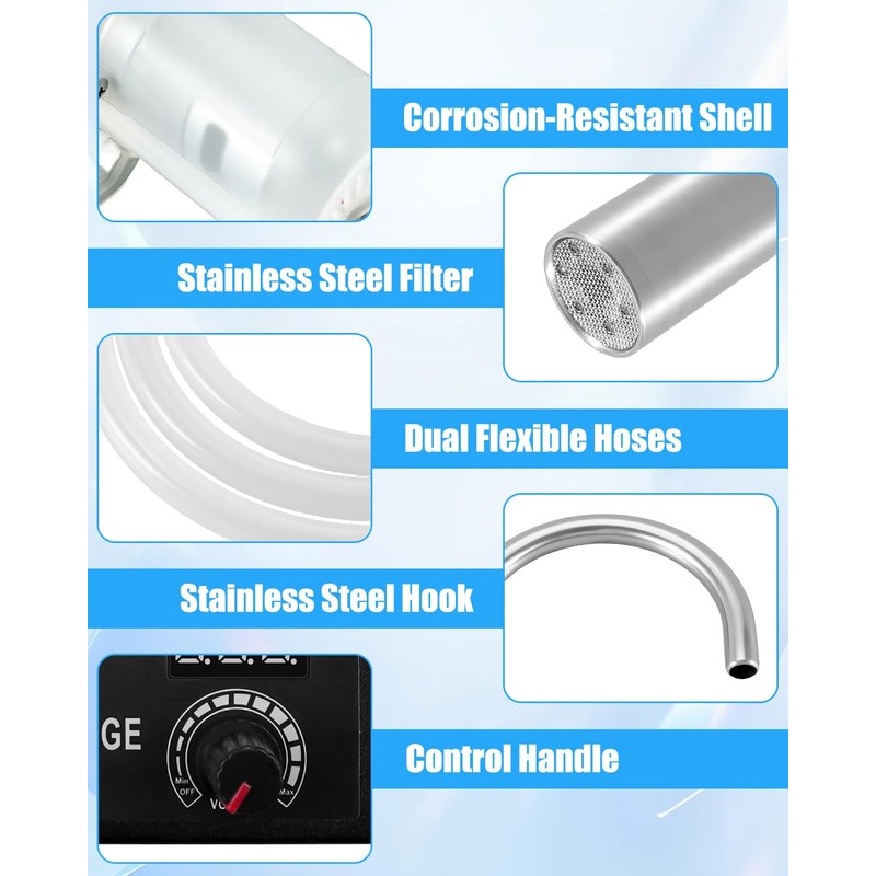 Electric Wine Transfer Pump for Brewing AC110V 80W
