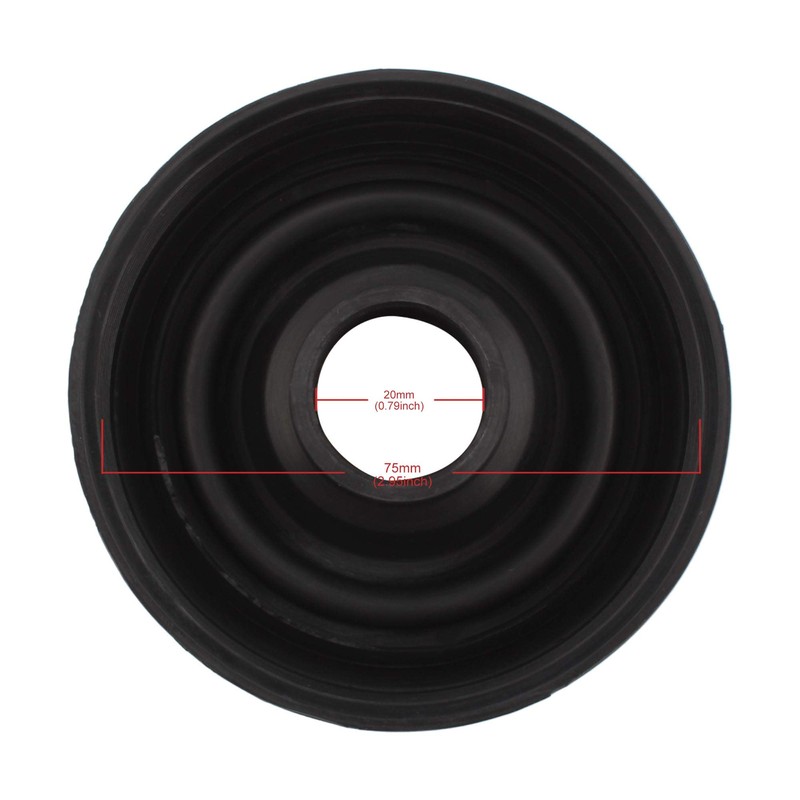 TOMALL Replacement Headlight Dust Cover 75 mm 2.95 Inch Rubber