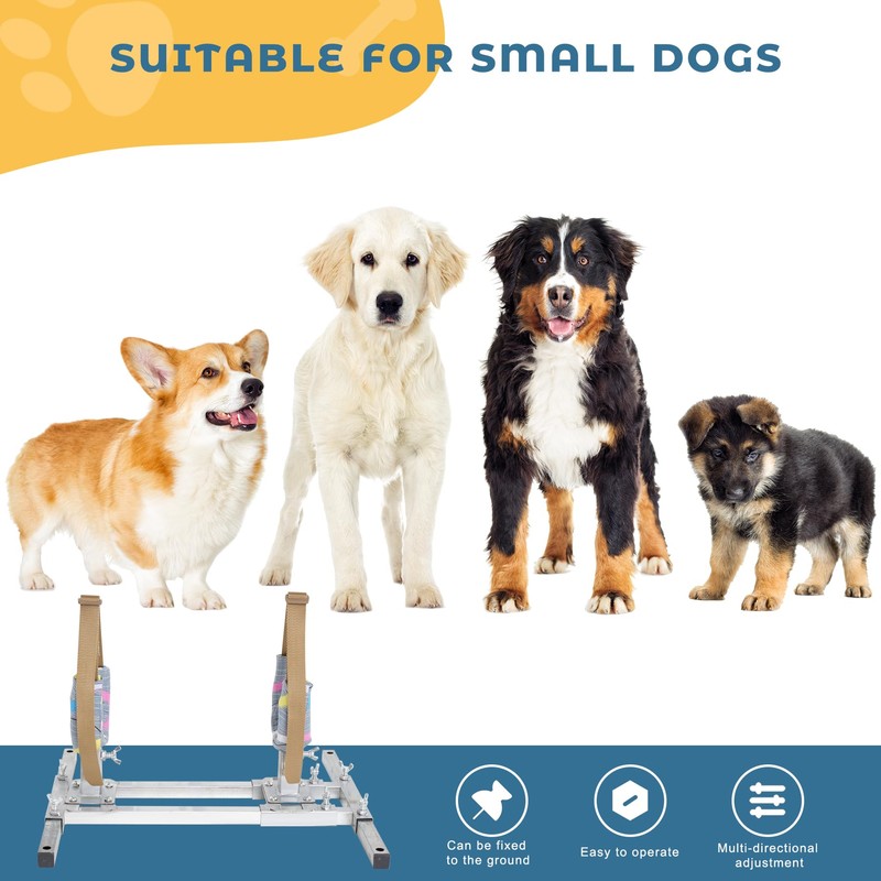 Mezurun Dog Breeding Stand（Multi-Specification） Stainless Steel Dog Breeding Stand，Shoulder height