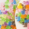 Giftota Pack of 120 Mini Luminous Ducks, 12 Colours, Small
