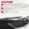 HECASA Front Grill Compatible with 2006 2007 2008 Lexus IS250