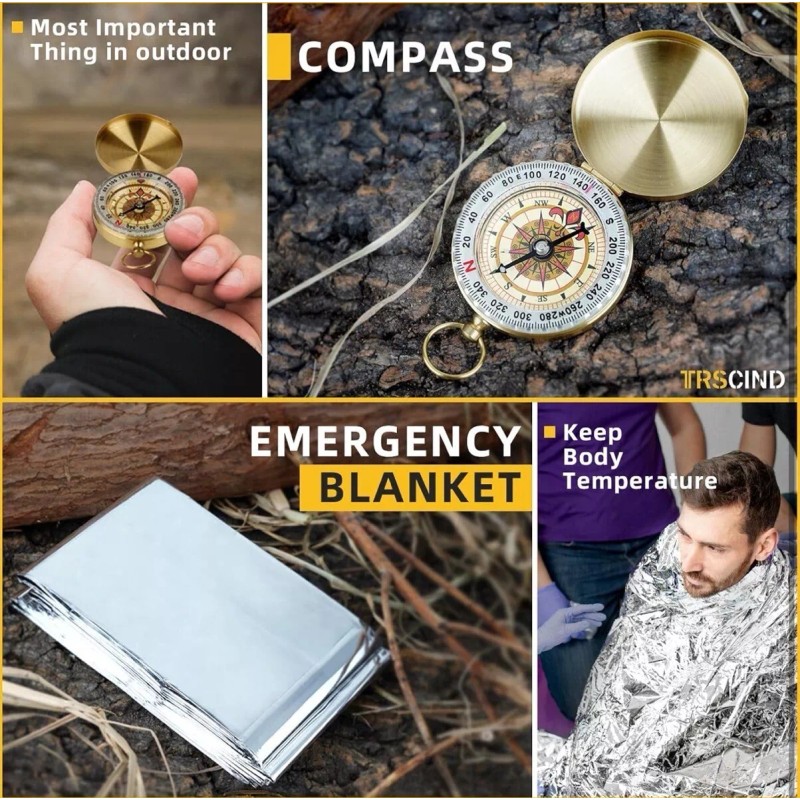 Survival Kit 14-in-1 Survival Kit Gifts