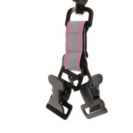 perfeclan Fire Brigade Glove Strap Holder for Fire Brigade Work Gloves Cold Weather Gloves Reflective Pink