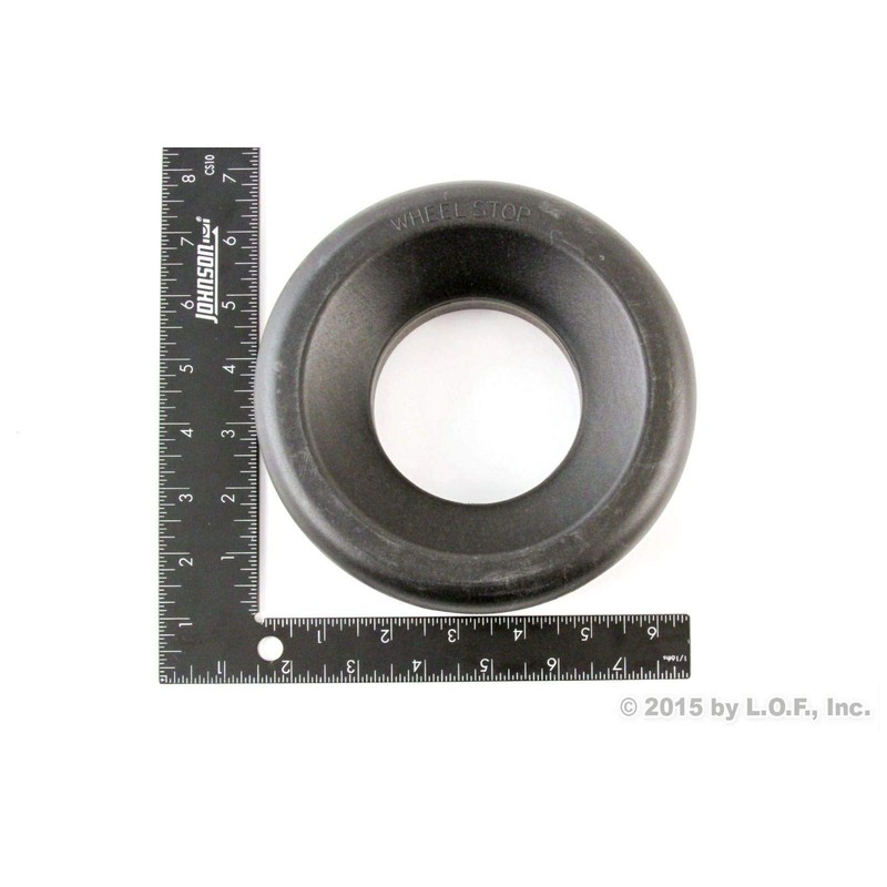Trailer Wheel Stop Dock Chock Cargo Camper RV Roller Donut