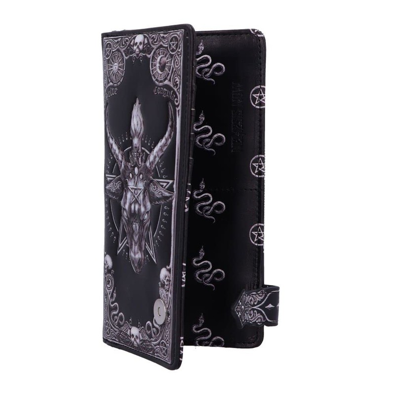 Nemesis Now Baphomet Black Embossed Wallet 18.5cm