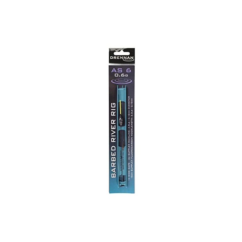 Drennan AS6 Pre Tied River Rigs: 0.6g