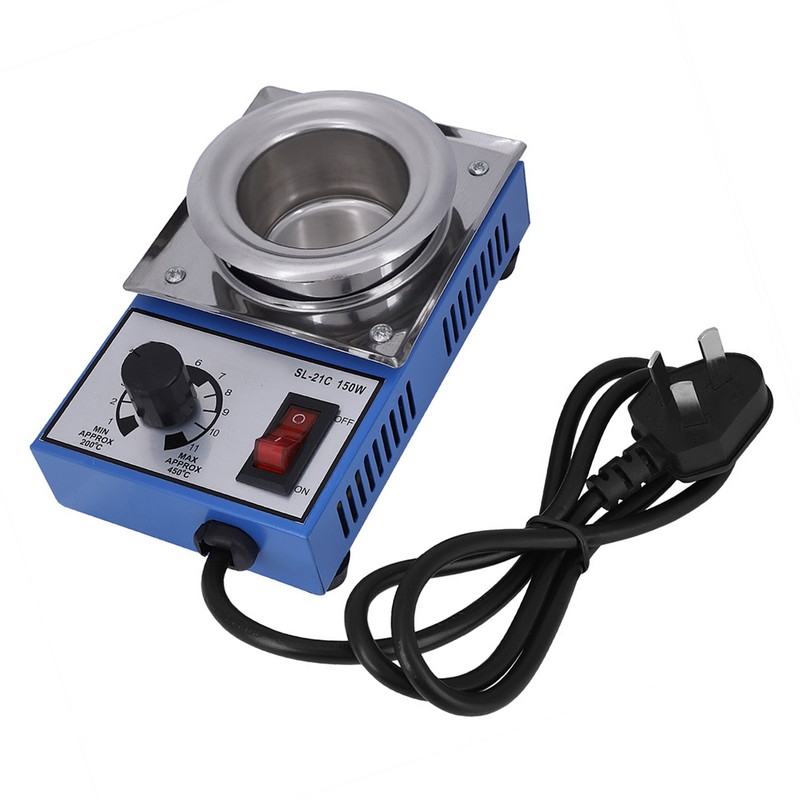 220V 150W Solder Pot Soldering Desoldering Bath 50mm ST-21C 450