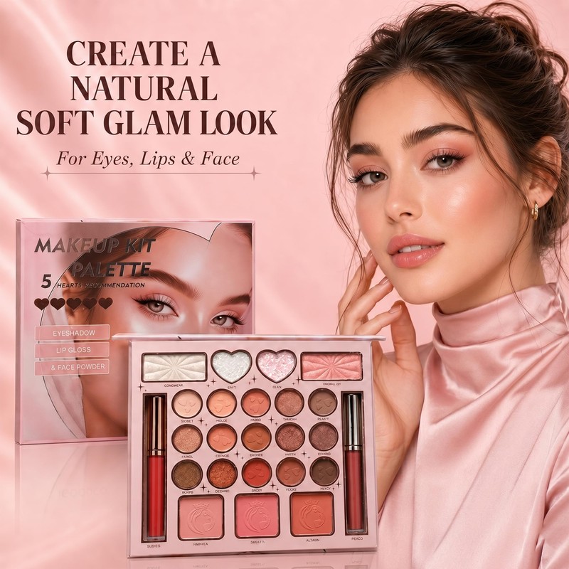 BSPAINTING All in One Makeup Gift Set for Women Teens,
