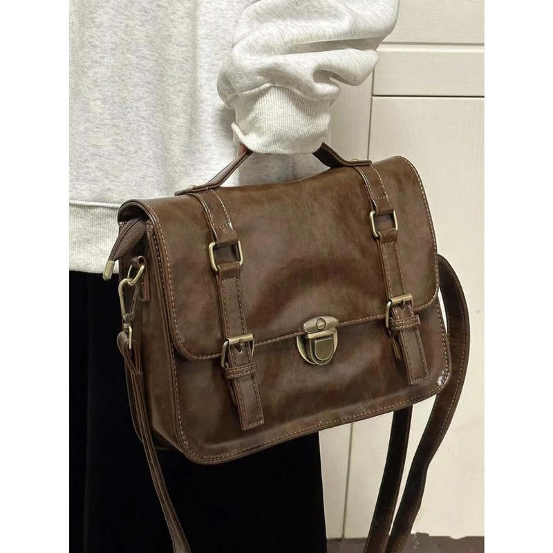 MILLEVIBE Briefcases for Women and Men - Faux Leather Cambridge