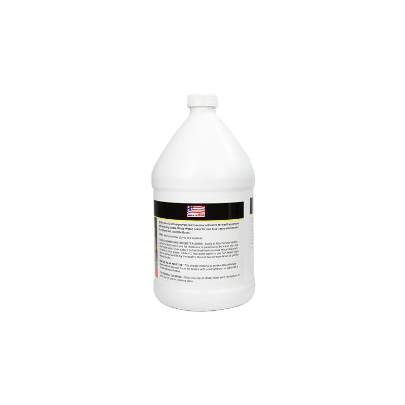 Rutland High Temperature Adhesive, USA-Made 128 Oz Sodium Silicate 40%