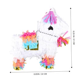 SUPVOX Mini Horse Shaped Pinata Biodegradable Party Favor Candy Filled Safe Playtime Fun for Boys