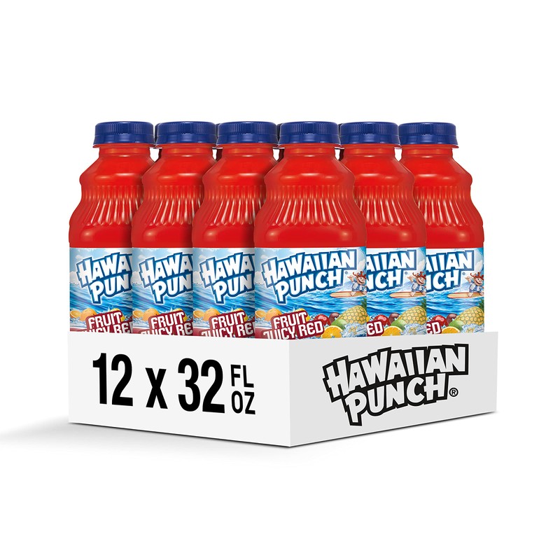 Hawaiian Punch Fruit Juicy Red Fruit Juice Drink, 32 Fl