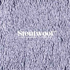 PELZIN Stoutwool Indestructible Dog Bed - Fluffy Chew Proof Dog Crate Pad - Tough Kennel Pad for Aggressive Chewers - Washable, Ideal for Large Breeds & Fits 36-Inch Crate - 35"x22", Jacaranda