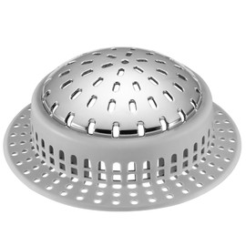 Aluvor Shower Drain Hair Catcher, Shower Drain Cover, Bathtub Drain Hair Catcher for Pop-Up & Regular Drains